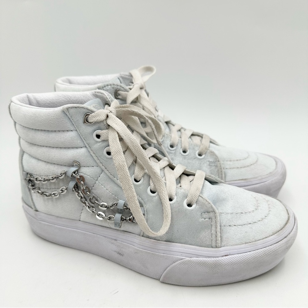 Vans Sk8-Hi Top Platform Chain Blue Ballard Women's Shoes